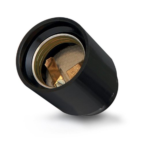 Патрон подвесной UNIVersal E27 Пластик Черный картинка 